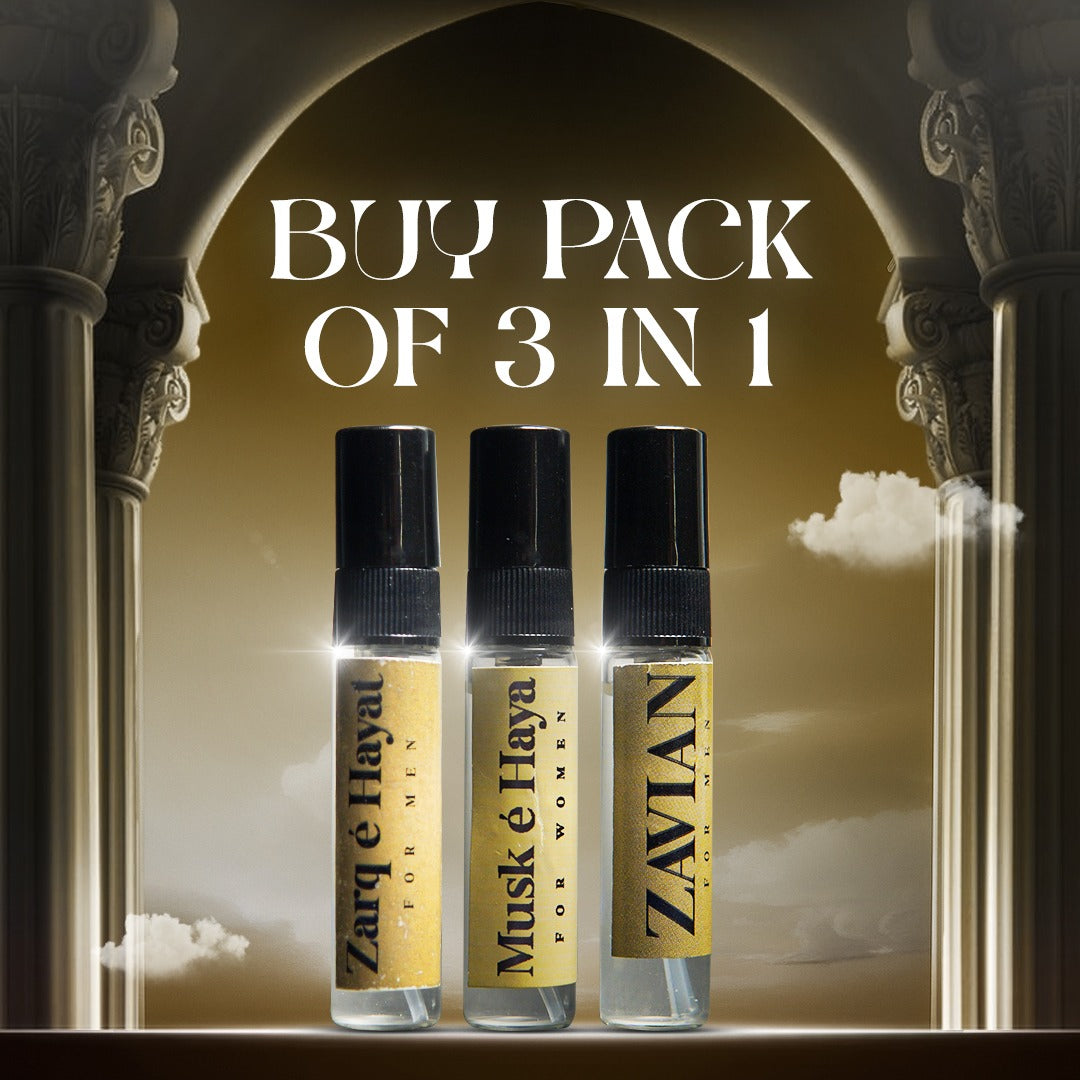 Pack of 3 Perfume Testers (5 ml)